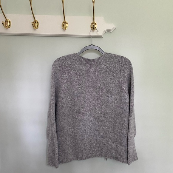 NWOT! ROXY heathered grey cardigan sweater - Picture 5 of 5